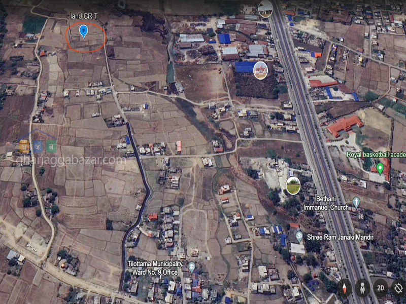 Land on Sale at Butwal Karhiya