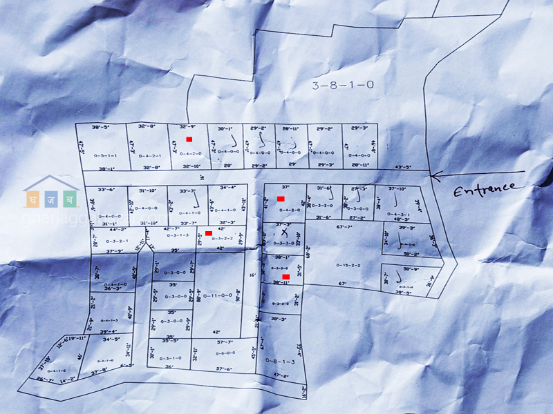 Planning Land on Sale at Thecho