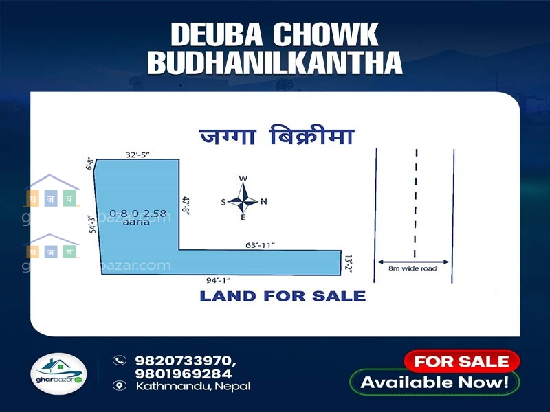 Land on Sale at Deuba Chowk
