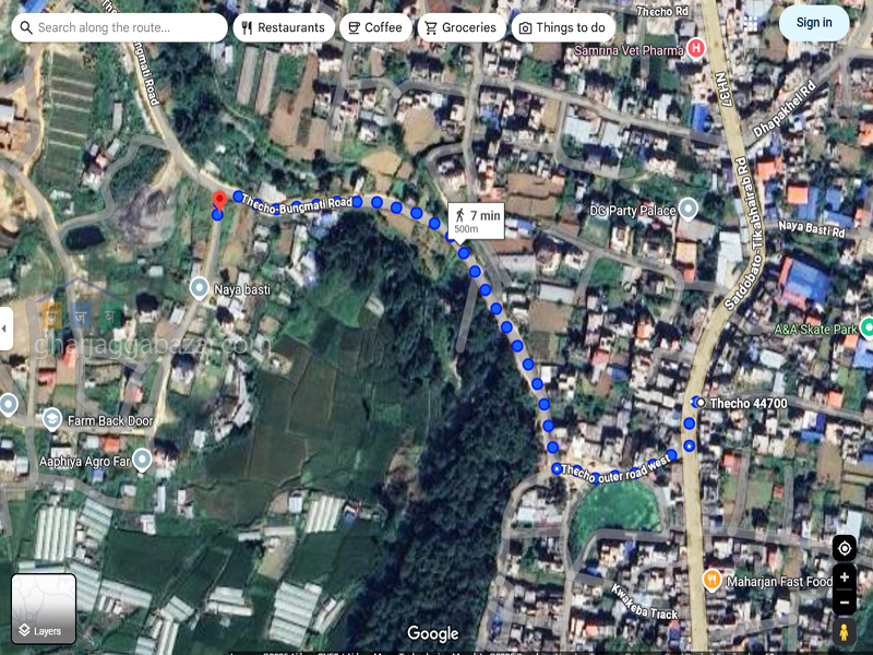 Land on Sale at Thecho