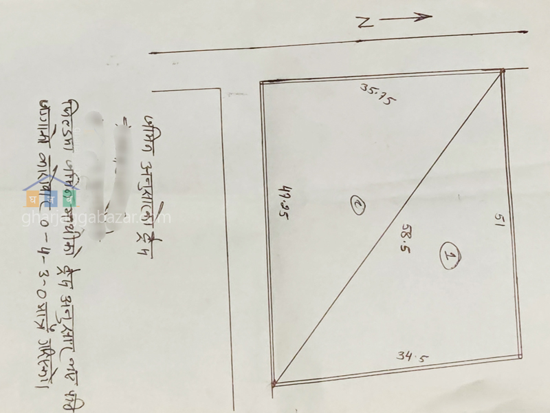 Land on Sale at Danchi