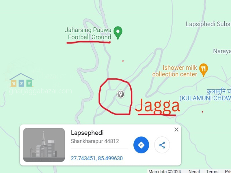 Urgent Land to Sell at Jarsing Pauwa