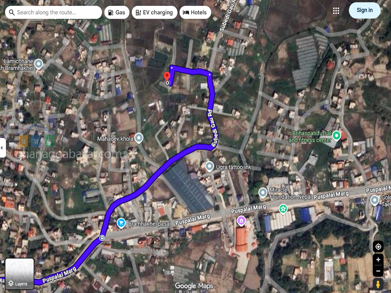 Planning Land on Sale at Bramhakhel Bhadrabas