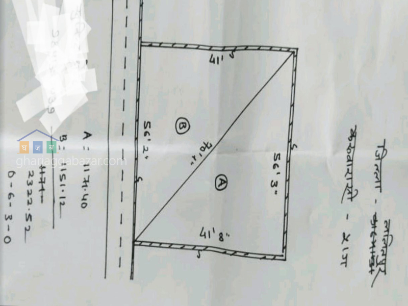 Planning Land on Sale at Jharuwarasi