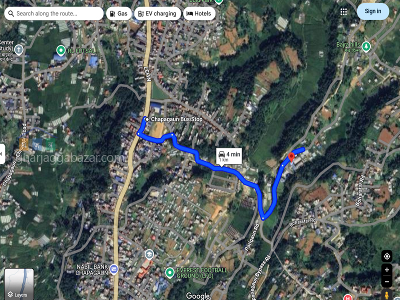 Land on Sale at Chapagaun
