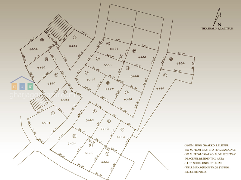 Planning Land on Sale at Tikathali