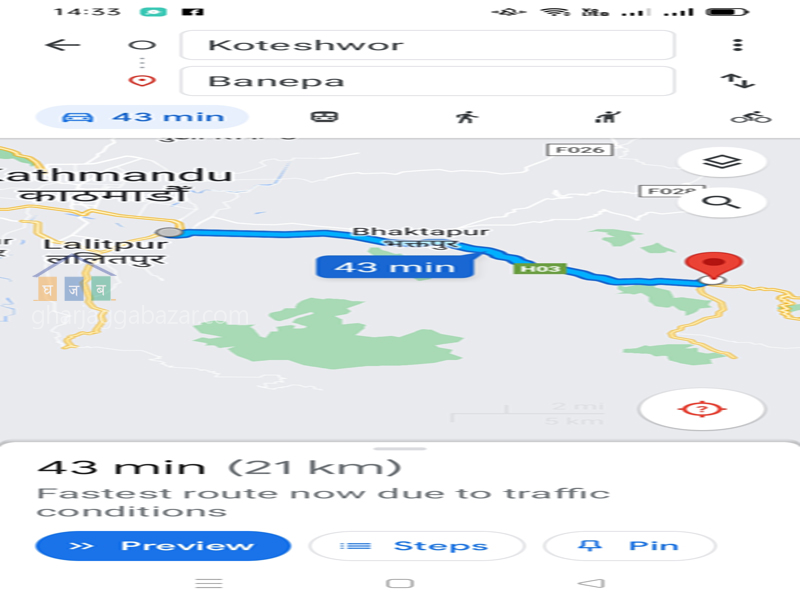 Land for Hotel Resort on Sale at  Banepa Ghimire Gaun